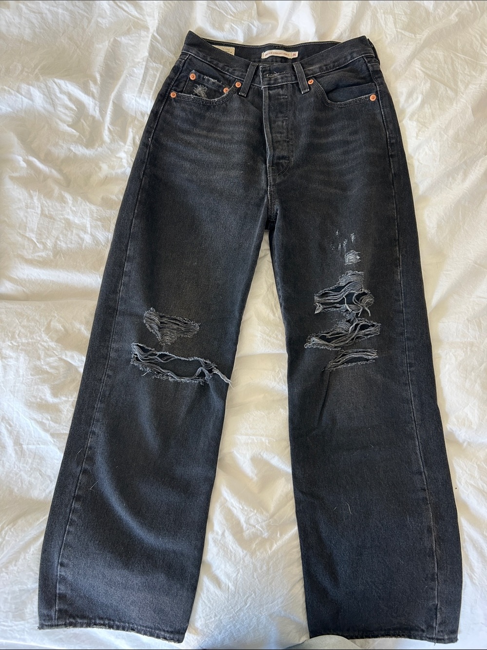 Levi’s rib cage jeans